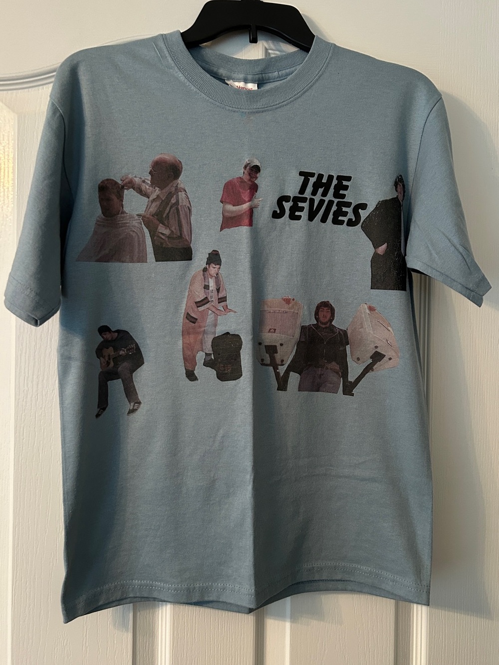 Sevies Hanes Light Blue Crewneck Tee